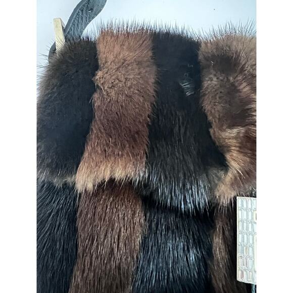 Fendi Mink stripes baguette - Picture 4 of 12